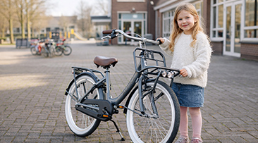 Loekie fietsen